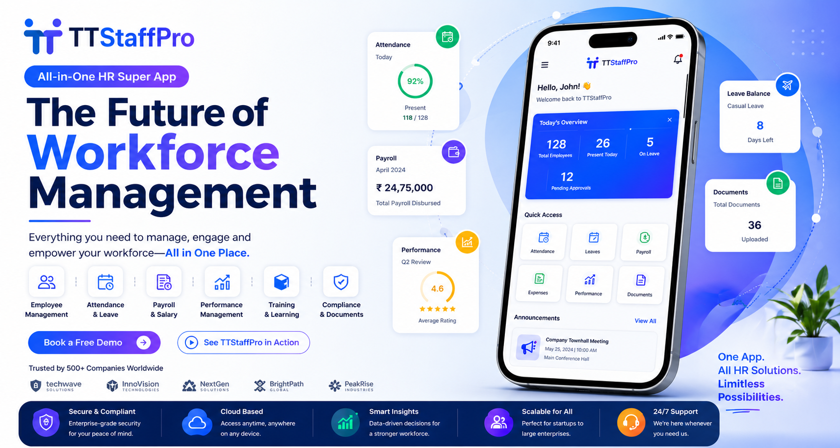 TTStaffPro All-in-One HR Super App